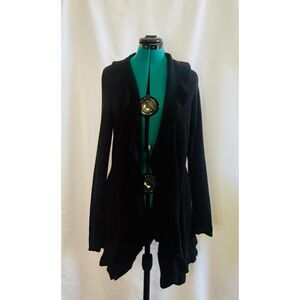 White House Black Market ruffle cardigan